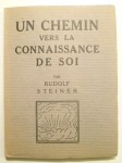 STEINER Rudolph,Un chemin vers la connaissance de soi. Huit méditations.