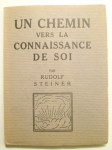 STEINER Rudolph,Un chemin vers la connaissance de soi. Huit méditations.