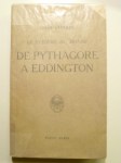 SAGERET Jules,Le système du monde de Pyhagore à Eddington.