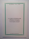 MALLINGER Jean, PAPUS, CYLIANI,La table d'émeraude d'Hermès Trismégiste. Les clefs ésotériques et alchimiques du texte original de Khunrath.