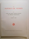 CLERE Jacques J.,Le papyrus de Nesmin. Un Livre des Morts hiérogliphique de l'époque ptolémaïque.