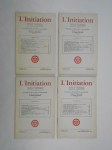 ENCAUSSE Philippe (Sous la direction du Dr),L'Initiation. Cahiers de Documentation Esotérique Traditionnelle. Revue fondée en 1888 par Papus. Nouvelle série. 43e année, n° 1 (Janvier-Février-Mars 1969), n° 2 (Avril-Mai-Juin 1969) , n° 3 Juillet-Août-Septembre 1969), n° 4 (Octobre-Novembre-Décembre 1969). ANNÉE COMPLÈTE.
