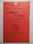 BOSC Ernest,L'Homme Invisible, Etude sur l'Aura Humaine, ses Couleurs et ses Significations Physiques, Morales et Psychiques