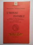 BOSC Ernest,L'Homme Invisible, Etude sur l'Aura Humaine, ses Couleurs et ses Significations Physiques, Morales et Psychiques