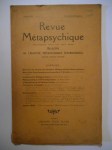 COLLECTIF,Revue métapsychique. Publication bimestrielle de l'Institut Métapsychique international. Année 1924 - n°6, novembre - décembre.