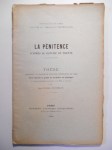 NÉZEREAU Jean-Eugène,La pénitence d'après le Concile de Trente. Thèse présentée à la faculté de théologie protestante de Paris. Pour obtenir le grade de bachelier en théologie et soutenue publiquement le 1er juin 1900.