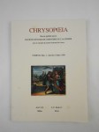 SOCIETE D'ETUDE DE L'HISTOIRE DE L'ALCHIMIE / REVUE (Sous la direction de Sylvain MATTON),Chrysopoeia. Tome III, fasc. 1. Janvier / Mars 1989.