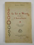 HERBOULET Marie-Louise,La loi de Wronski appliquée à l'astrologie.