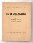 KNOWLES Richard,Victor-Emile Michelet. Poète ésotérique.