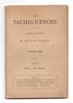 BARRES Maurice,Les taches d'encre. Gazette mensuelle N° 1.