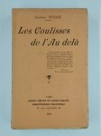 VITOUX Georges,Les coulisses de l'au-delà.