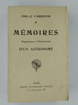 FLAMMARION Camille,Mémoires biographiques et philosophiques d'un astronome.