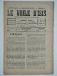PAPUS (Gérard Encausse) (ss. La dir. de),Le voile d'Isis n°194. Cinquième année. Mercredi 13 mars 1895.