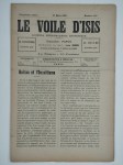 PAPUS (Gérard Encausse) (ss. La dir. de),Le voile d'Isis n°196. Cinquième anné. Mercredi 27 mars 1895.