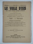 PAPUS (Gérard Encausse) (ss. La dir. de),Le voile d'Isis nouvelle série n°16. Onzième anné. Février 1907.