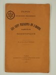 PAPUS (Encausse Gérard) (Dr.),Les doctrines théosophiques. Les sept principes de l'homme au point de vue scientifique. Extrait de la revue théosophique.