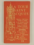 COLLECTIF, Tour Saint Jacques,La Tour Saint Jacques n° 15. Mai-juin 1958.