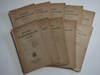 GUENON René (sous la dir. de),Etudes traditionnelles. 41ème année (1936). Manque les n° 200 et 201 (août et septembre)