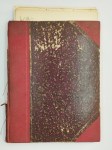PAPUS (Encausse Gérrd) (Dr.),Carnet réunissant des articles de presse traitant de graphologie et de 'phénomènes psychiques' et des feuillets tapuscrits et manuscrits de la main de PAPUS dont une partie sont les originaux de ces articles de presse.