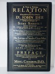 DEE John, CASAUBON Meric (Ed.), DUQUETTE Lon Milo (Intr.),A true and faithful relation of what passed for many years between dr. John Dee and some spirits.
