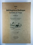 JANDUZ,Les 360 degrés du zodiaque symbolisés par l'image et par la cabbale. Nouveau procédé de rectification de l'heure de la naissance.