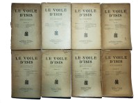 CHACORNAC Paul (sous la dir. de),Le voile d'Isis. 1934 ANNÉE INCOMPLÈTE - 7 vol. (manquent les n° 170, 172, 174, 176, 177).