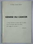 HAMER Ryke Geerd (Dr.),Genèse du cancer.