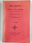RYSER Roland (trad.),Milarepa ou Jetsu-Kahbum. Vie de Jetsün Milarepa.