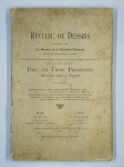 BOESSIERE-THIENNES le marquis de la,Recueil de dessins pour servir, d'une manière intuitive, à l'étude du livre : Dieu en trois personnes déclaré par la raison.