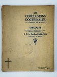 MERCIER (cardinal),Les conclusions doctrinales du congrès de Malines.