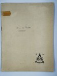 ANONYME,Rituel de tenue solennelle au 1er grade.