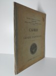 GRAND ORIENT DE FRANCE,Cahier du grade d'apprenti.