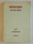 GUENON René,Mélanges.
