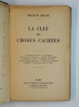 MAGRE Maurice,La clef des choses cachées.