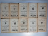 SEDIR (sous la dir. de),Le voile d'Isis. 20ème année (1910). - ANNÉE INCOMPLÈTE. 10 vol. Manque les num. 4 (avril) et 11 (novembre).