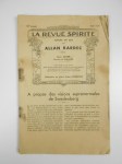 KARDEC Allan (Fondée par),La Revue Spirite. Journal d'Etudes Psychologiques. 80ème année : août 1937.