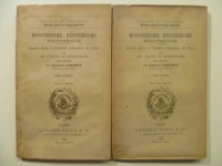 BROGLIE de (Abbé),Monothéisme, Hénothéisme, Polythéisme.   Leçons faites à l'Institut catholique de Paris par M. l'Abbé de Broglie (2 VOLUMES).