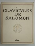 ANONYME,Les Clavicules de Salomon. 1641.