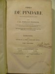 PINDARE (Avec le texte en regard et des notes par PERRAULT-MAYNAND J. Al.),Odes de Pindare avec le texte en regard et des notes par J. Al. Perrault-Maynand. Néméennes suivies d'études sur la poésie lyrique des anciens. - Tome troisième. Version bilingue.