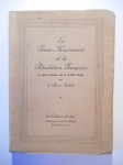 DELBEKE (Baron),La Franc-Maçonnerie et la Révolution Française. Et autres essais sur le XVIIIème siècle.