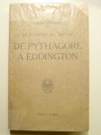 SAGERET Jules,Le système du monde de Pyhagore à Eddington.