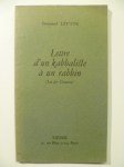 LEVYNE Emmanuel,Lettre d'un kabbaliste à un rabbin (Loi & Création).