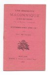 Anonyme,Une cérémonie maçonnique au bois de Vesvres. Près de Bourbon l'Archambault ou défendez-vous avec ça !