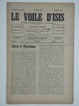 PAPUS (Gérard Encausse) (ss. La dir. de),Le voile d'Isis n°196. Cinquième anné. Mercredi 27 mars 1895.