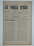 PAPUS (Gérard Encausse) (ss. La dir. de),Le voile d'Isis n°196. Cinquième année. Mercredi 27 mars 1895.
