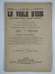 PAPUS (Gérard Encausse) (ss. La dir. de),Le voile d'Isis nouvelle série n°16. Onzième anné. Février 1907.