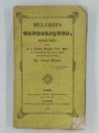 PELADAN Adrien,Mélodies catholiques, nouvelles poésies, dédiées à sa sainteté Grégoire XVI, Pape, et accueillies par lui, à Rome, des mains de l'auteur.