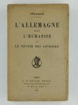 PELADAN Joséphin (Sâr Merodack),L'Allemagne devant l'humanité et le devoir des civilisés.