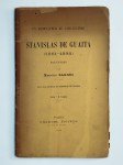 BARRES Maurice,Un Rénovateur de l'Occultisme. Stanislas de Guaita (1861-1898). Souvenirs par Maurice Barrès.