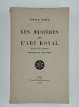 WIRTH Oswald,Les mystères de l'art royal. Rituel de l'adepte.